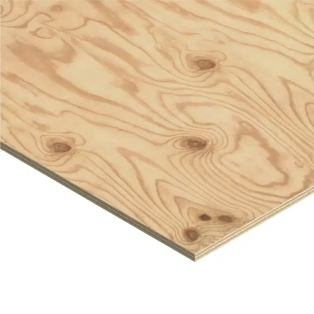 A view of a plywood wooden board