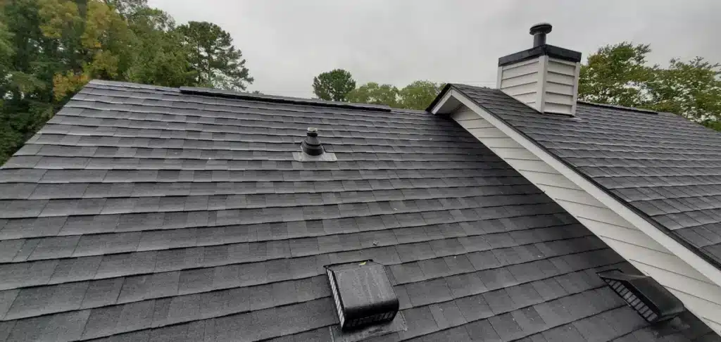 grey roofing shingles