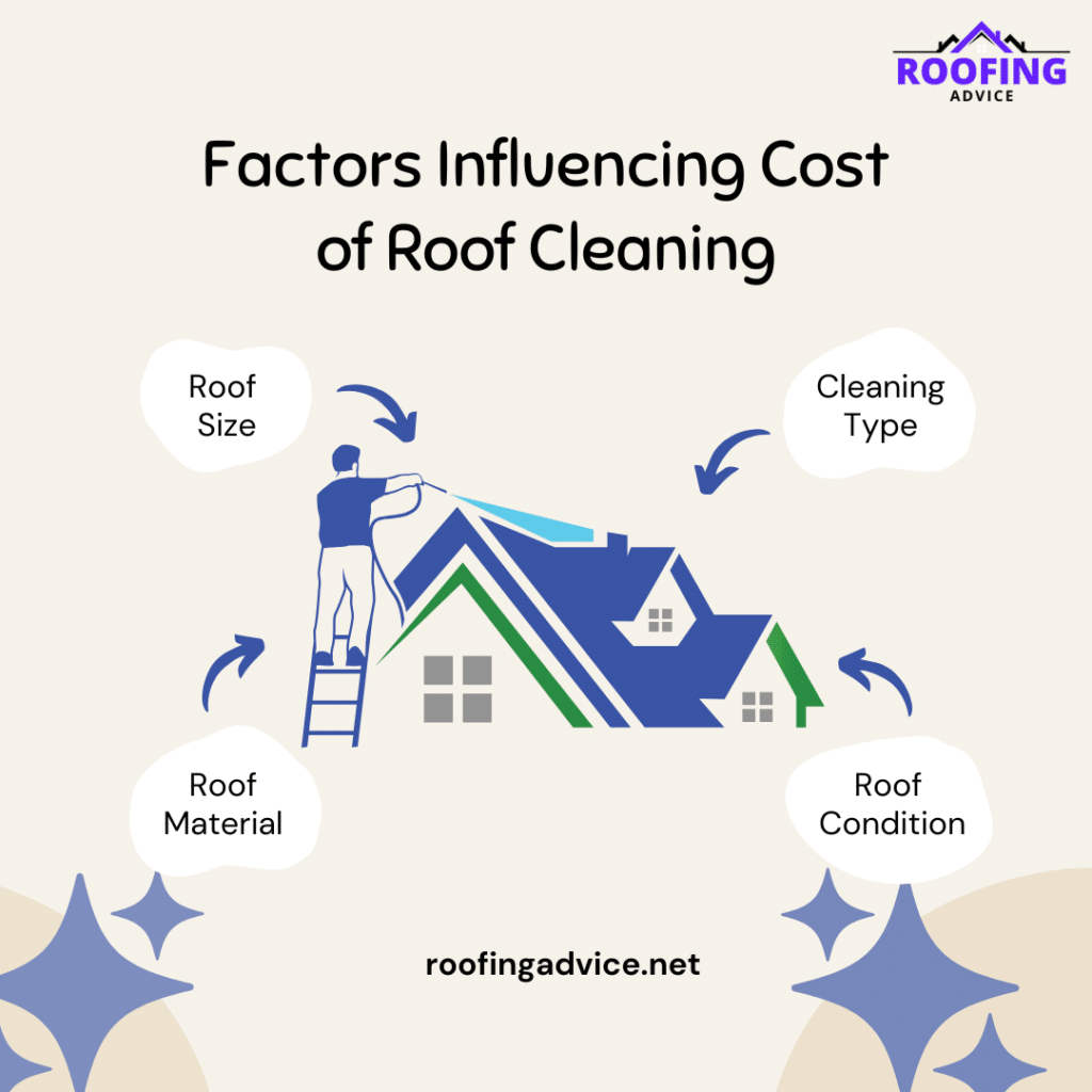 Factors Influencing Cost of Roof Cleaning