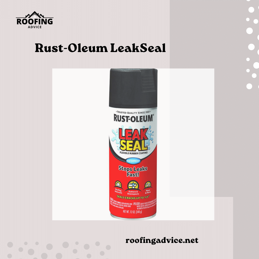 Rust Oleum LeakSeal on a light background